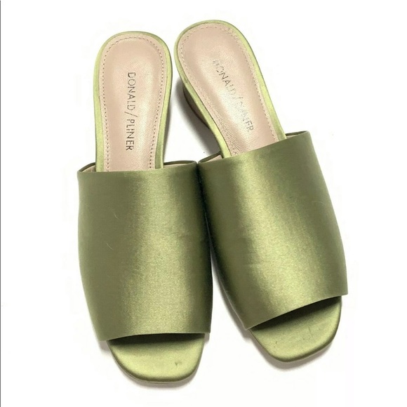 Donald J. Pliner Shoes - Donald J. Pliner Rimini Satin Mule Slides